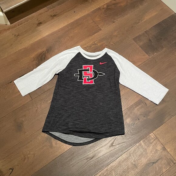 Nike Crewneck Tee San Diego State University Aztecs Women Small - Picture 1 of 5